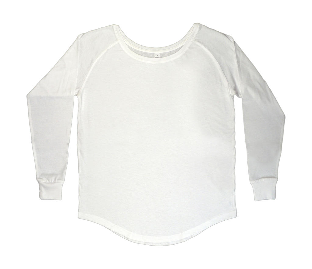 Women`s Loose Fit LS T White, S