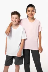 KIDS' SHORT SLEEVED SPORTS T-SHIRT