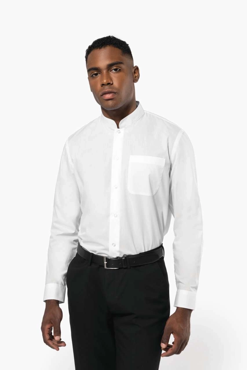 FÉRFI HOSSZÚ UJJÚ ING MANDARIN GALLÉRRAL