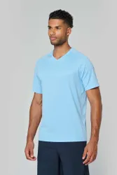 MEN’S V-NECK SHORT-SLEEVED SPORTS T-SHIRT