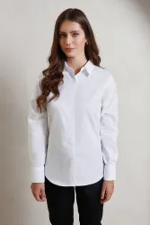 WOMEN'S LONG SLEEVE SIGNATURE OXFORD BLOUSE