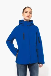 NŐI KAPUCNIS SOFTSHELL BÉLELT PARKA