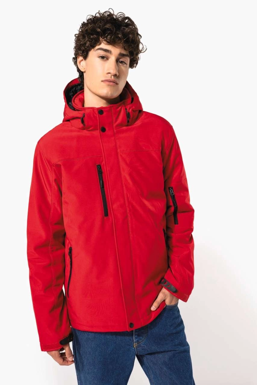 FÉRFI KAPUCNIS SOFTSHELL BÉLELT PARKA