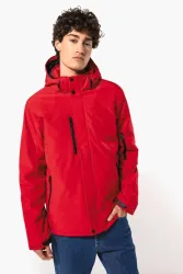 FÉRFI KAPUCNIS SOFTSHELL BÉLELT PARKA