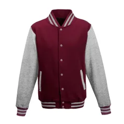 Burgundy/Heather Grey