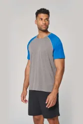 ADULT TRIBLEND TWO-TONE SPORTS SHORT-SLEEVED T-SHIRT