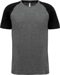 Grey Heather/Sporty Red Heather
