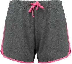 Grey Heather/Fluorescent Pink