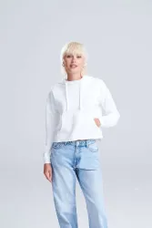 NŐI RÖVID FAZONÚ KAPUCNIS PULÓVER