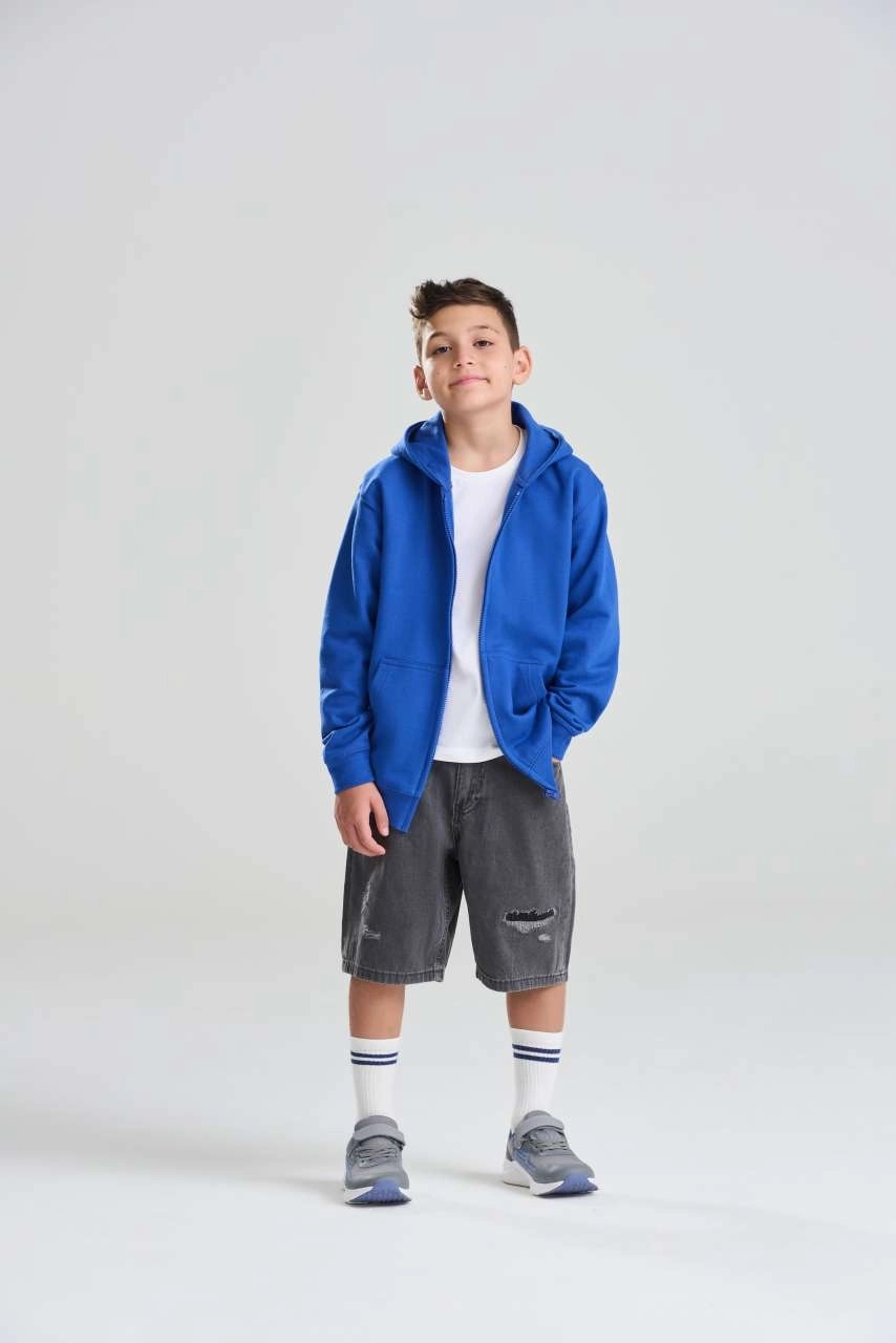 GYERMEK CIPZÁRAS KAPUCNIS PULÓVER