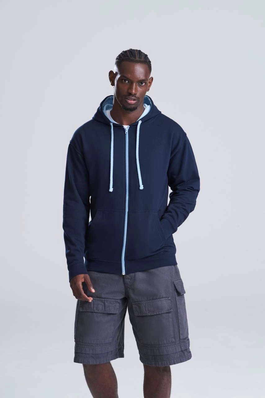 VARSITY CIPZÁRAS KAPUCNIS PULÓVER