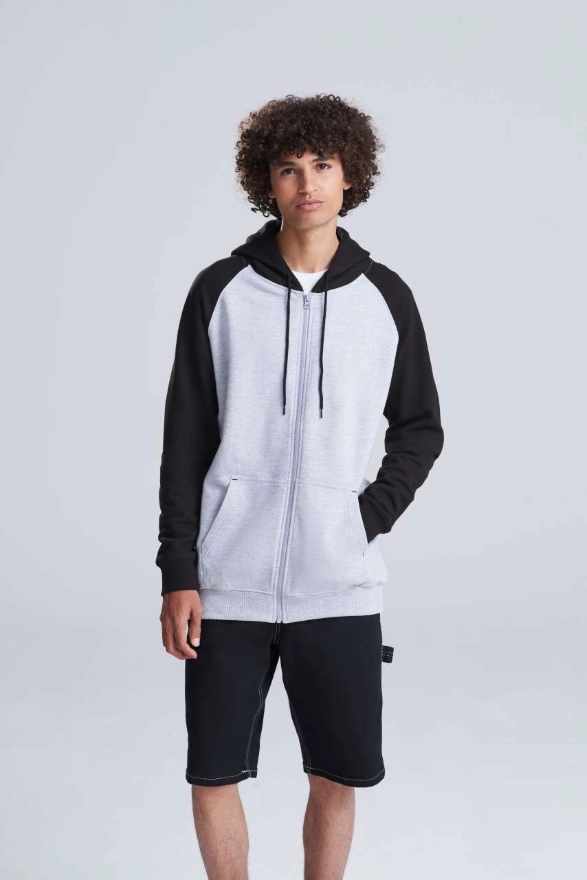 BASEBALL CIPZÁRAS KAPUCNIS PULÓVER