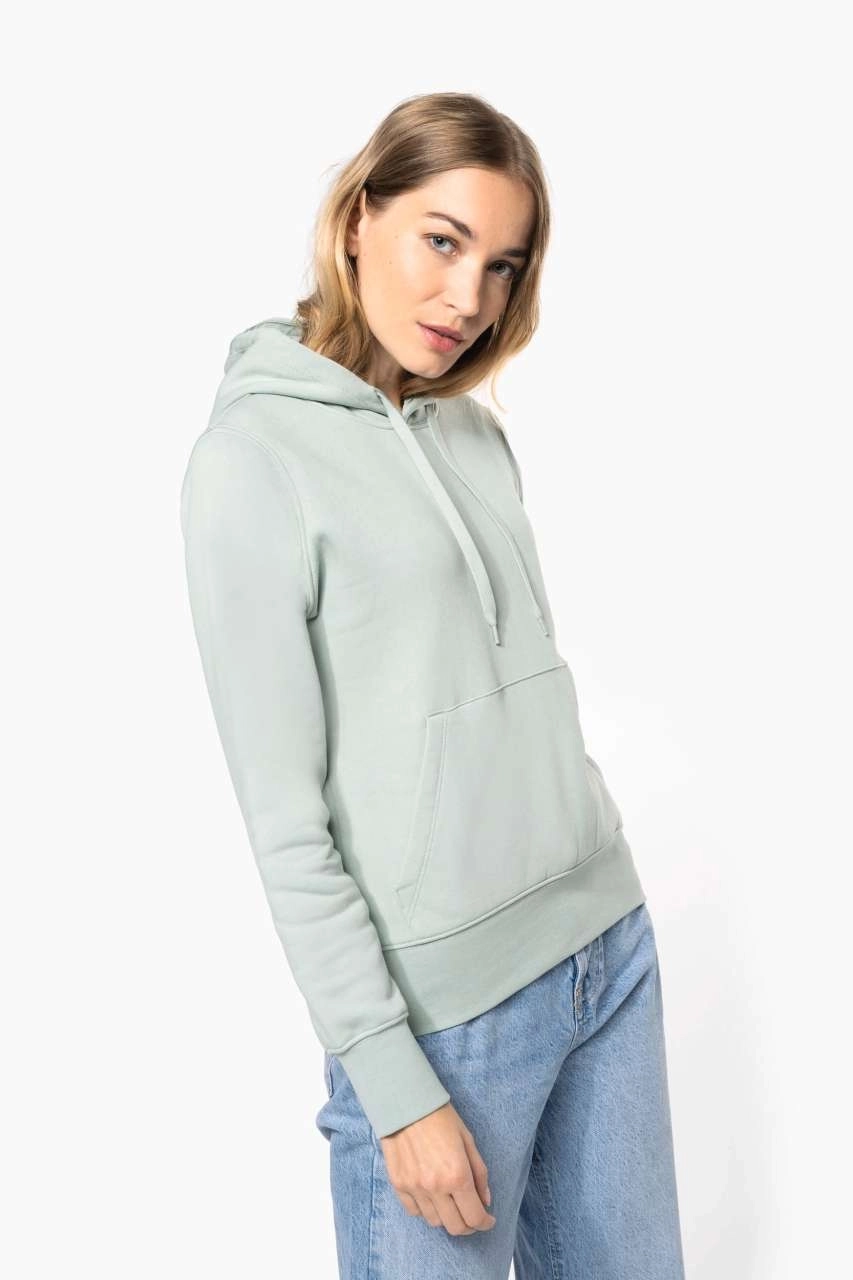 NŐI KÖRNYEZETBARÁT KAPUCNIS PULÓVER