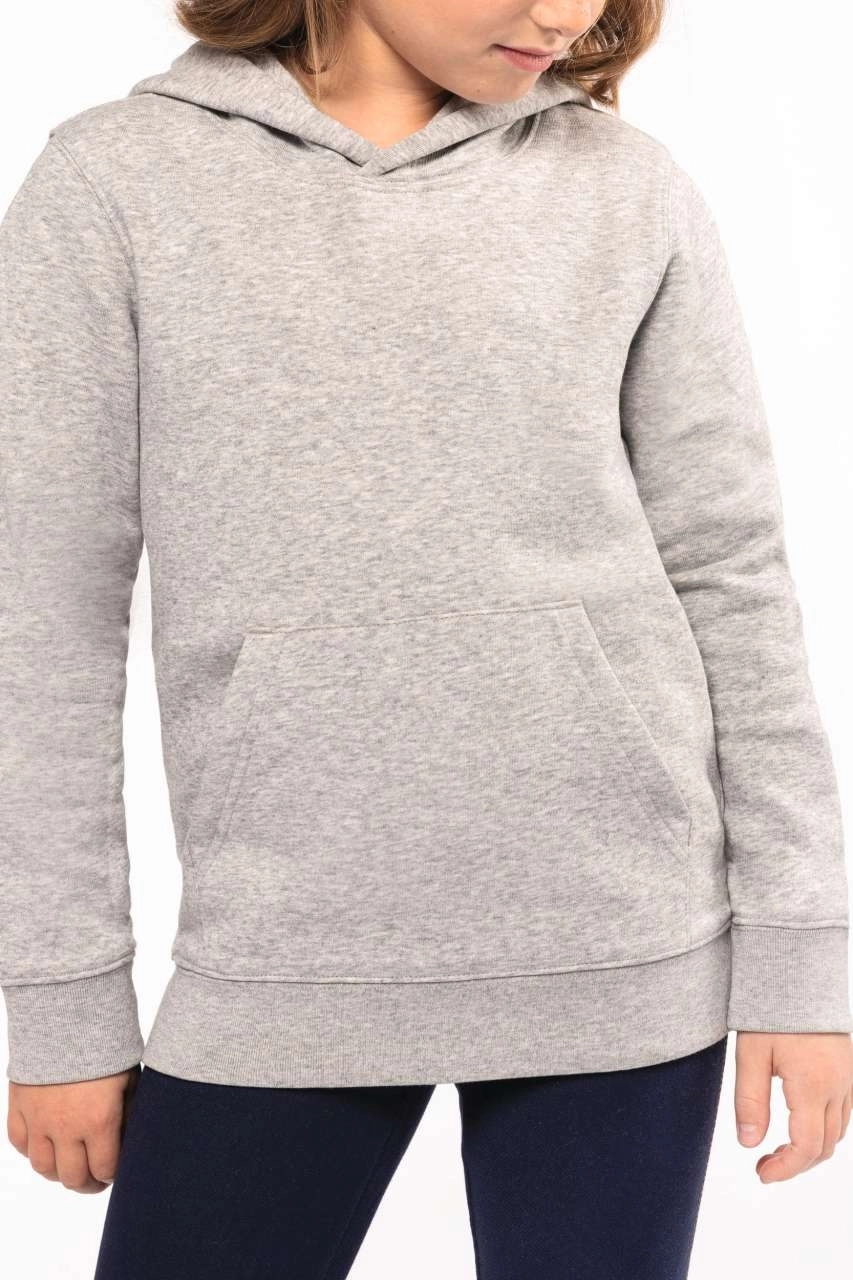 GYERMEK KÖRNYEZETBARÁT KAPUCNIS PULÓVER