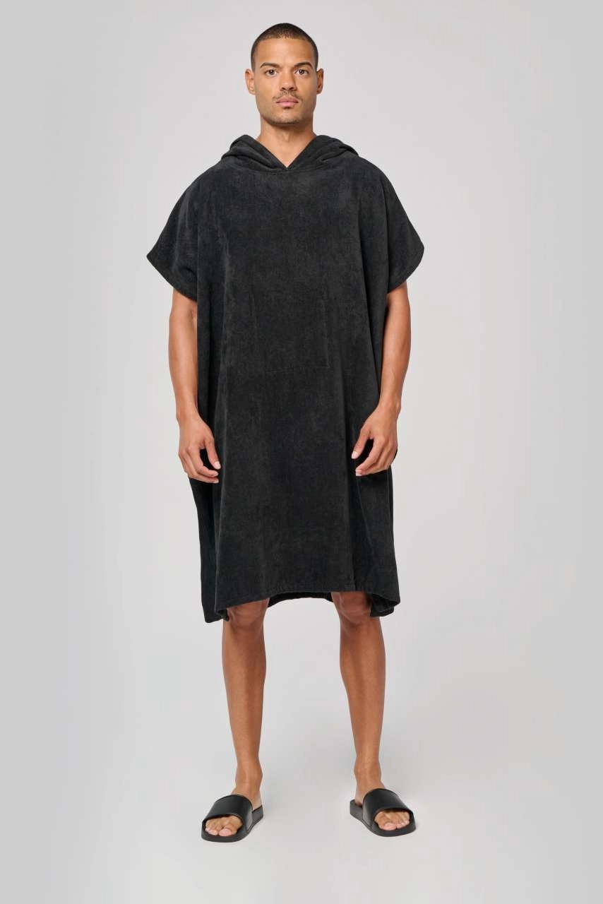 UNISEX HOODED TOWELLING PONCHO