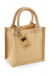 Jute Petite Gift Bag Natural, One Size