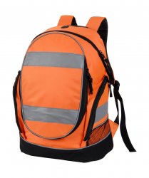 Hi-Vis Backpack Hi-Vis Orange/Black, One Size