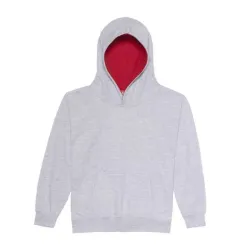 Heather Grey/Fire Red
