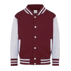 Burgundy/Heather Grey