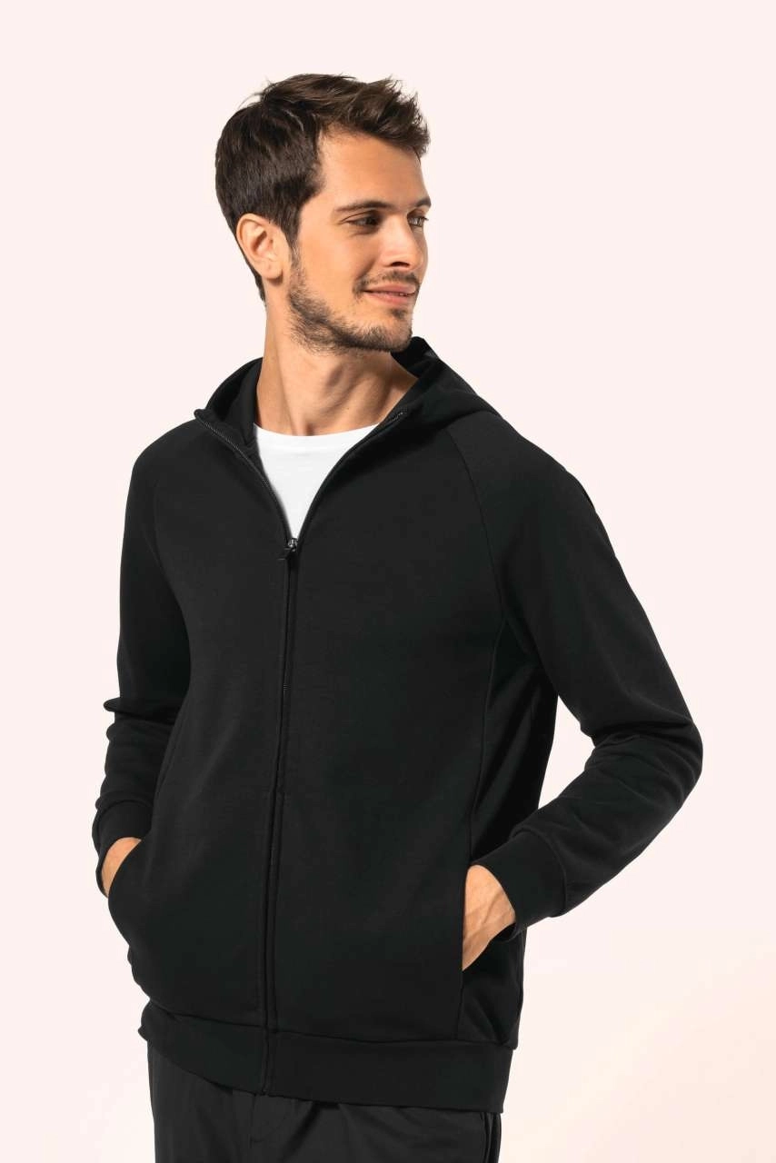 MEN'S ZIPPED HOODIE