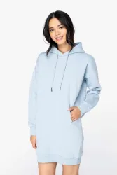 NŐI KÖRNYEZETBARÁT KAPUCNIS PULÓVERRUHA