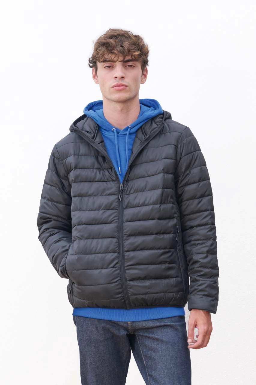 SOL'S STREAM HOODED MEN - LIGHTWEIGHT KAPUCNIS BÉLELT KABÁT