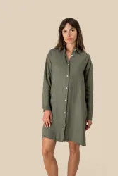 LADIES' LINEN DRESS SHIRT