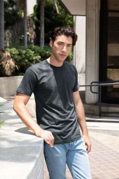 UNISEX POLY-COTTON SHORT SLEEVE T-SHIRT