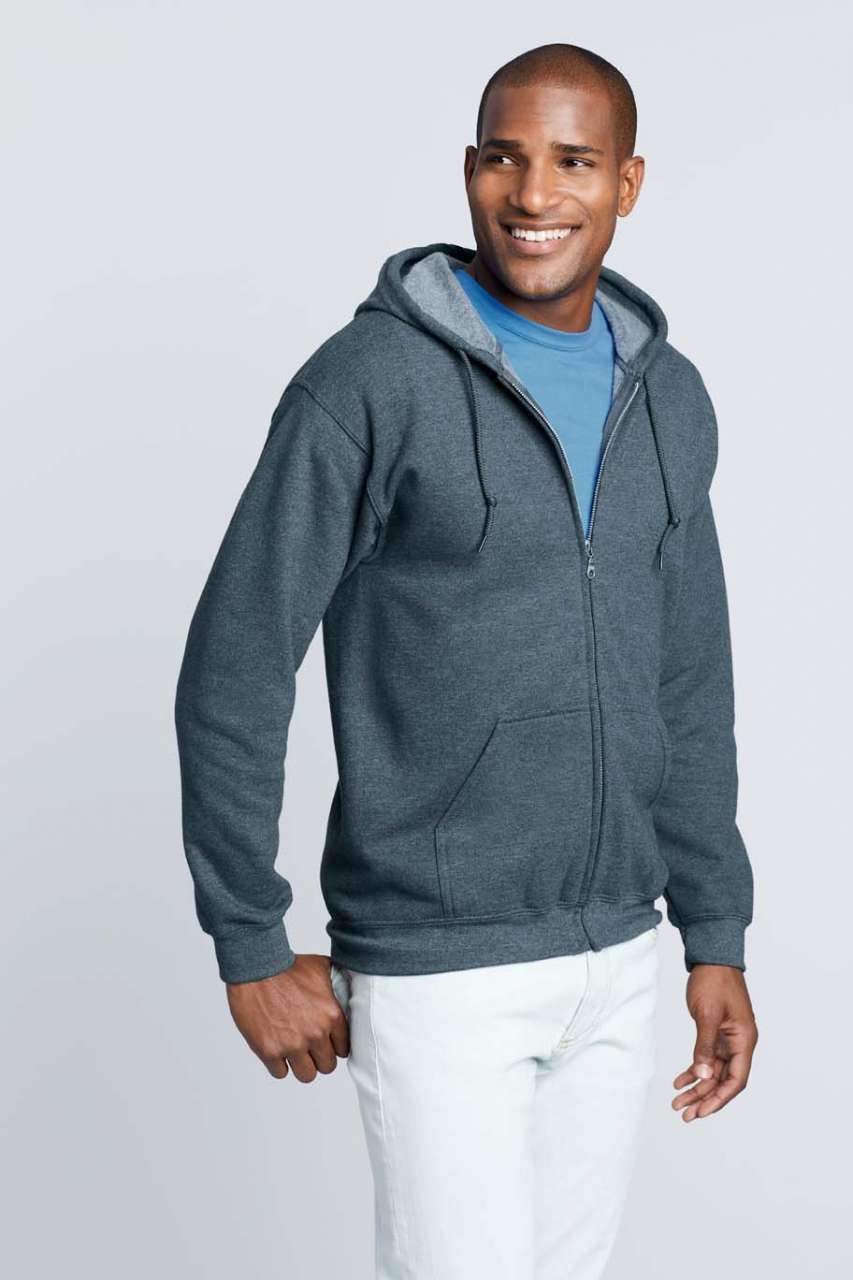 HEAVY BLEND™ ADULT FULL ZIP HOODED SWEATSHIRT