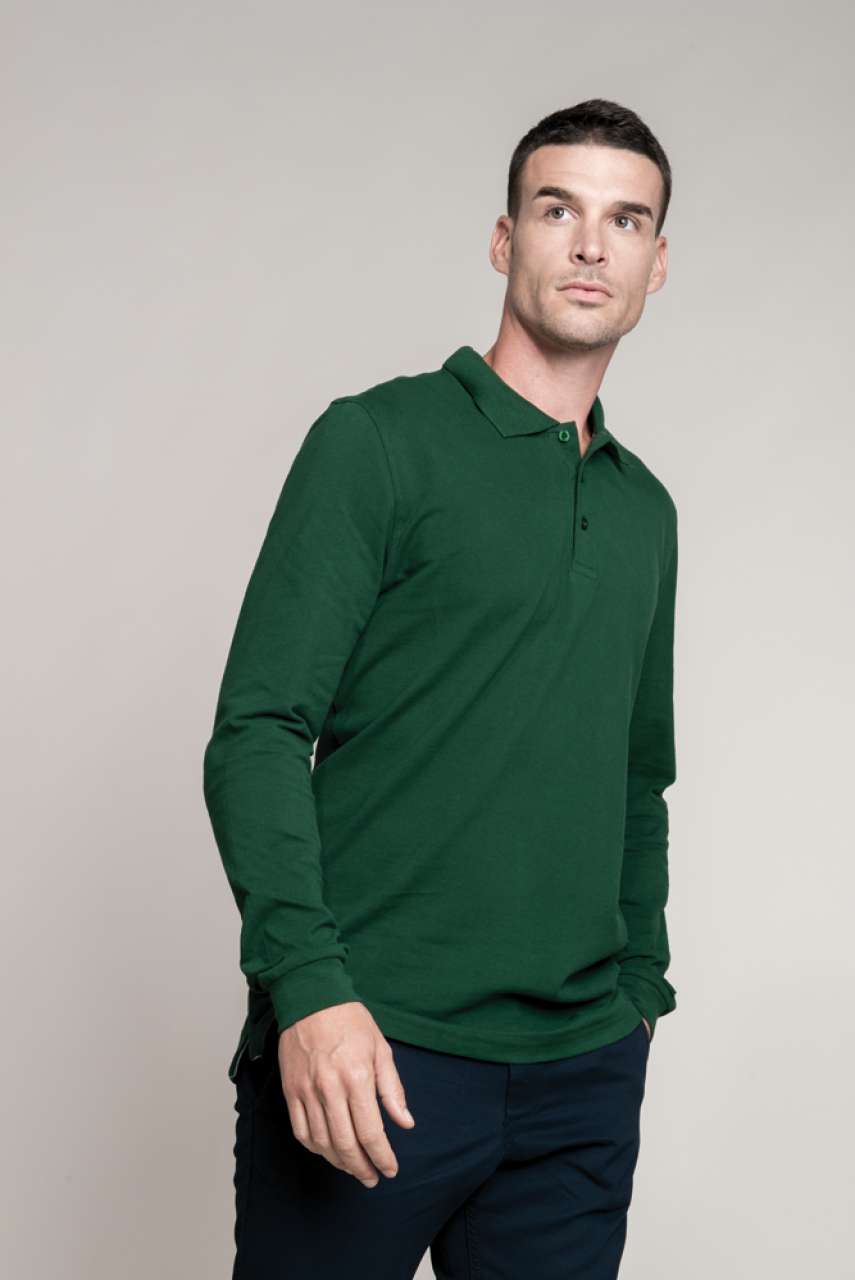 MEN'S LONG-SLEEVED POLO SHIRT
