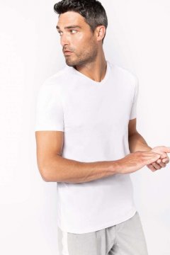 MEN'S SHORT-SLEEVED V-NECK T-SHIRT