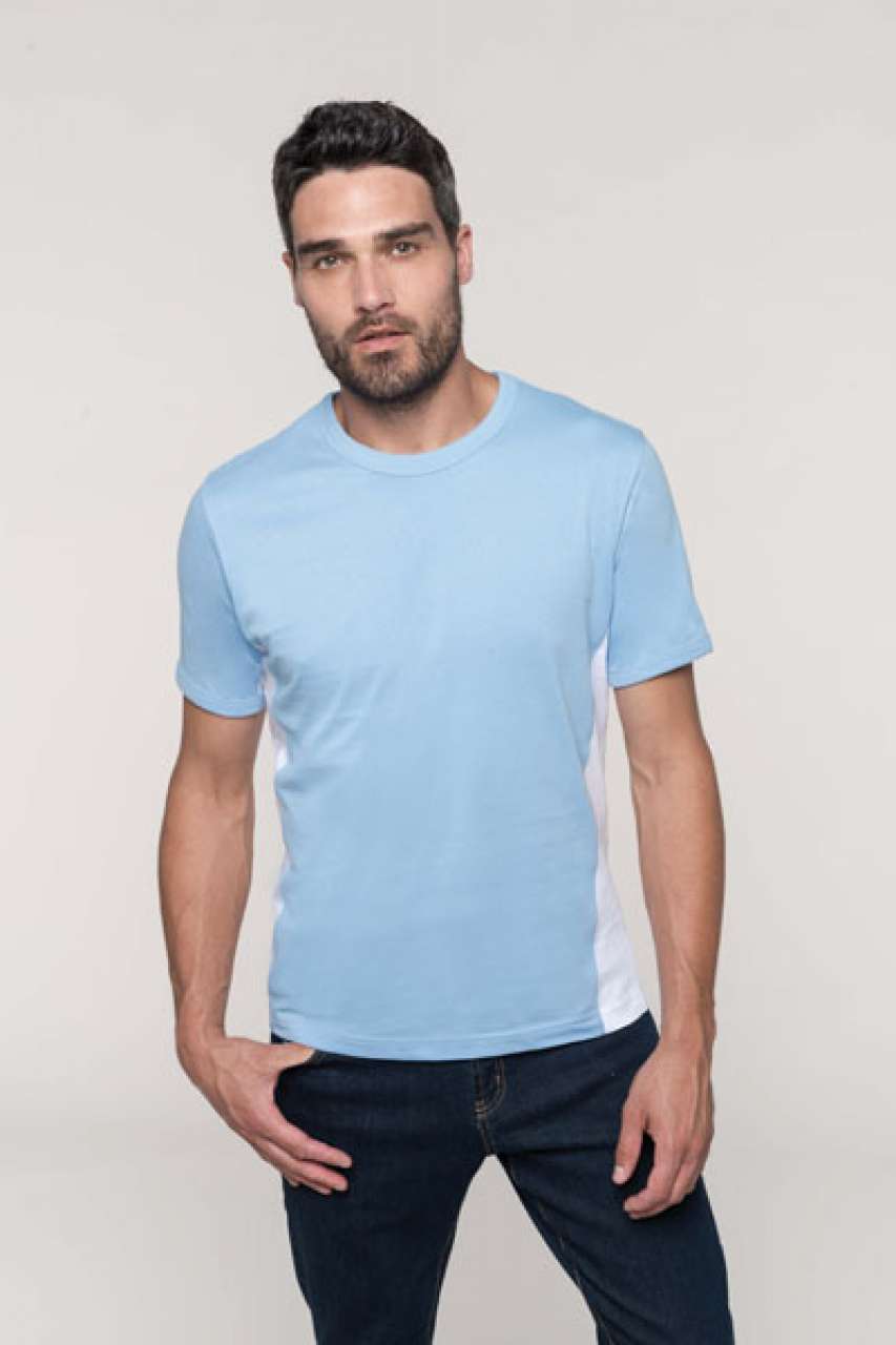 TIGER - SHORT-SLEEVED TWO-TONE T-SHIRT
