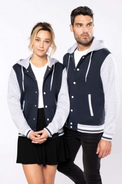 UNISEX TEDDY JACKET WITH HOOD