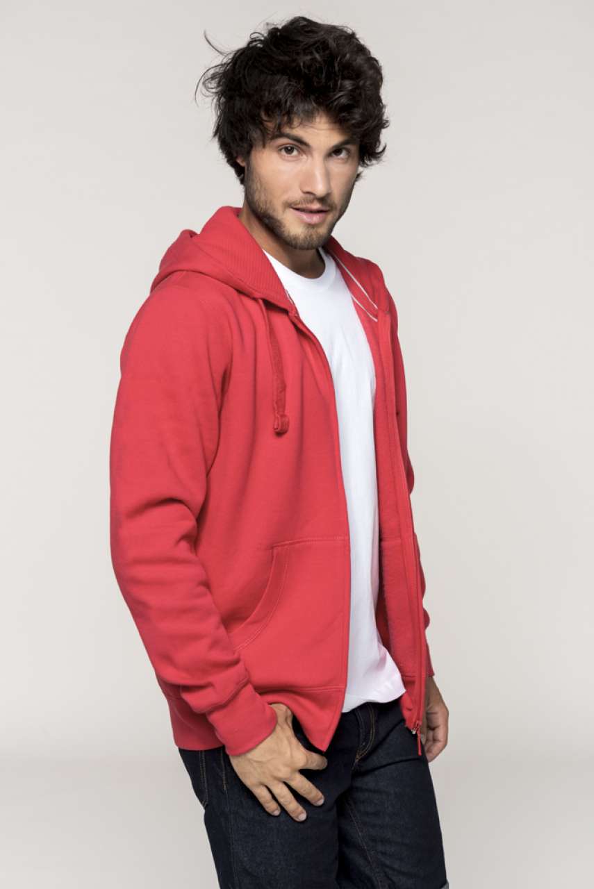 MEN'S FULL ZIP HOODED SWEATSHIRT