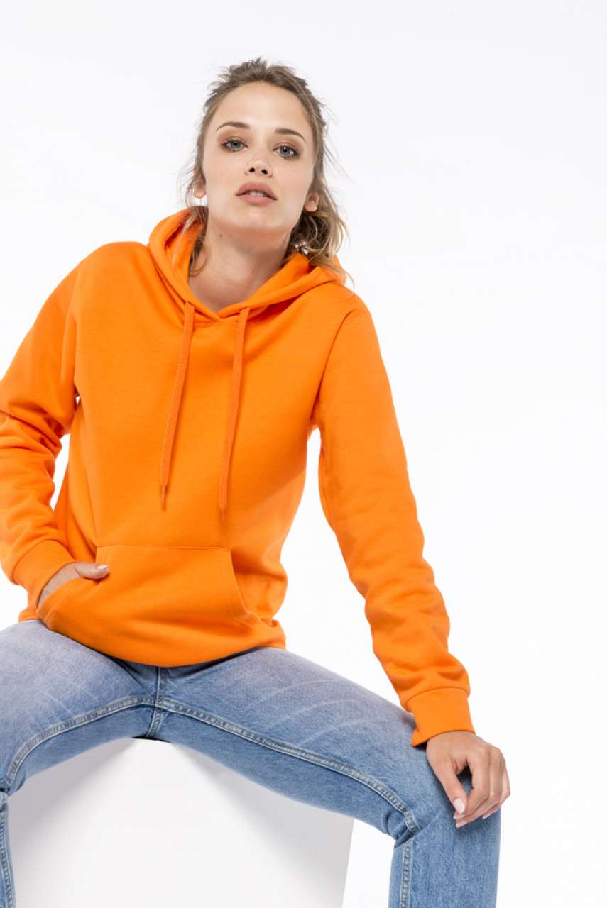 LADIES’ HOODED SWEATSHIRT