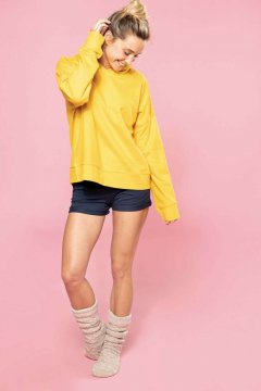 LADIES' ORGANIC LOUNGE HOODIE