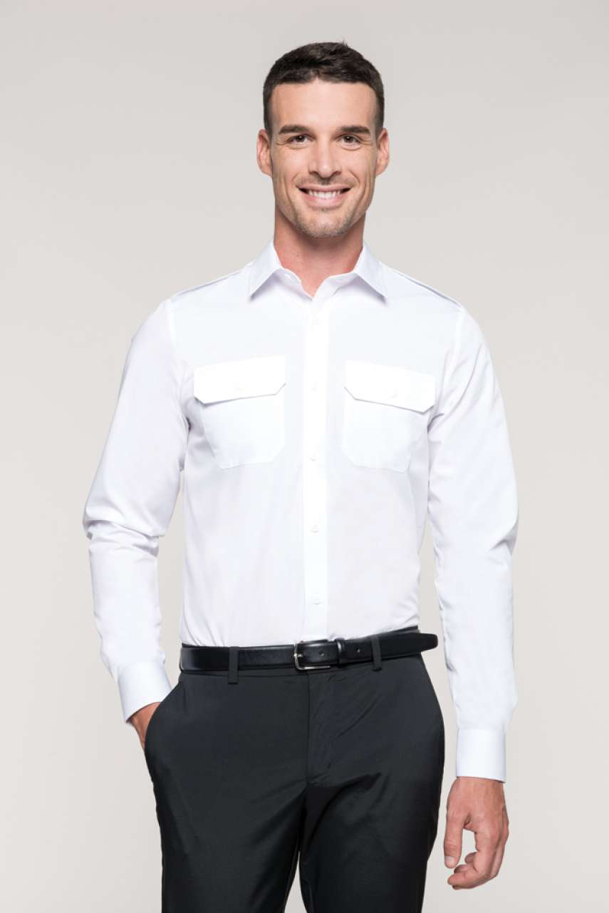MEN'S LONG-SLEEVED PILOT SHIRT