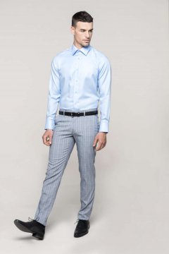 MEN'S FITTED LONG-SLEEVED NON-IRON SHIRT