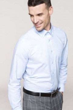 MEN'S LONG-SLEEVED OXFORD SHIRT