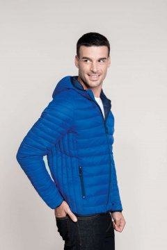 MEN'S LIGHTWEIGHT HOODED PADDED JACKET
