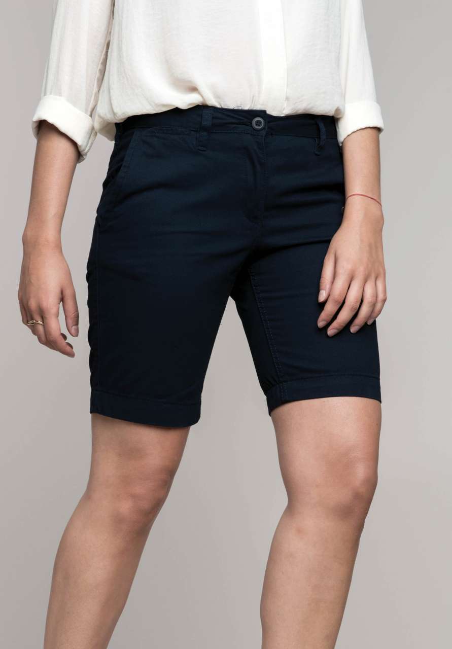 LADIES' CHINO BERMUDA SHORTS