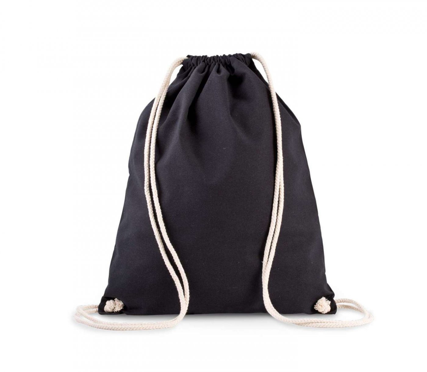 ORGANIC COTTON BACKPACK WITH DRAWSTRING CARRY HANDLES