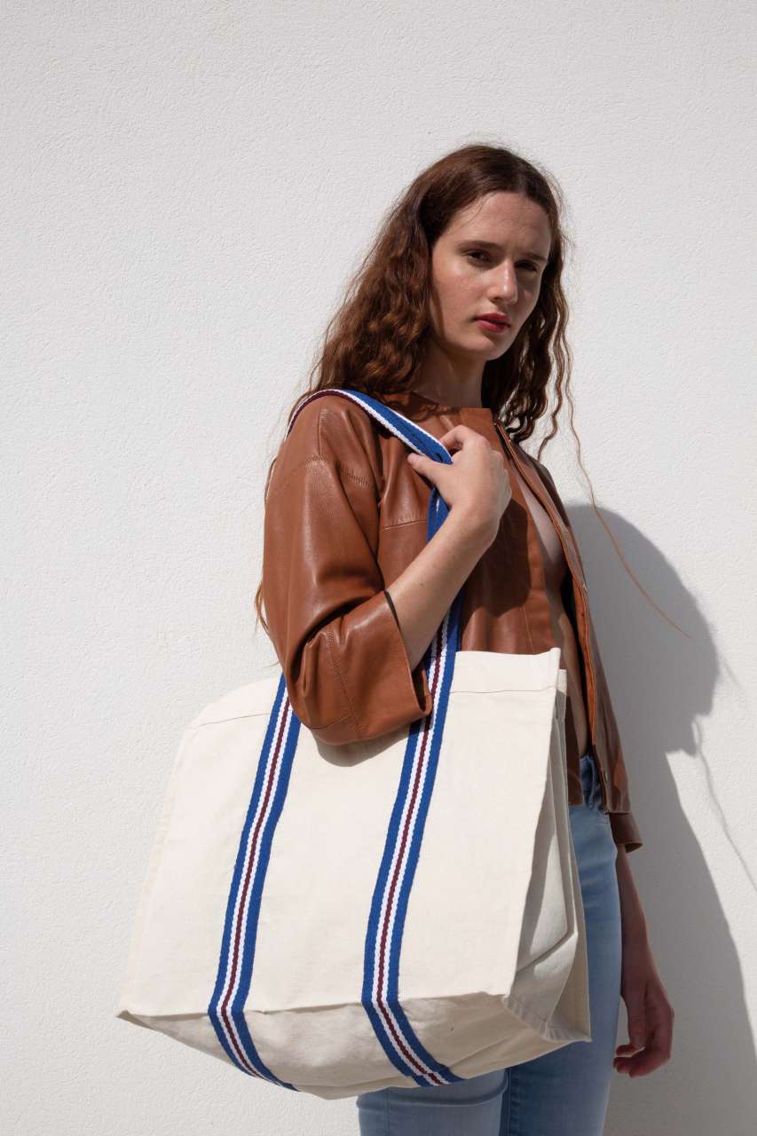 FASHION SHOPPING BAG IN ORGANIC COTTON