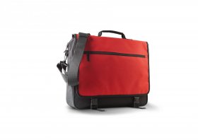 DOCUMENT BAG WITH FRONT FLAP