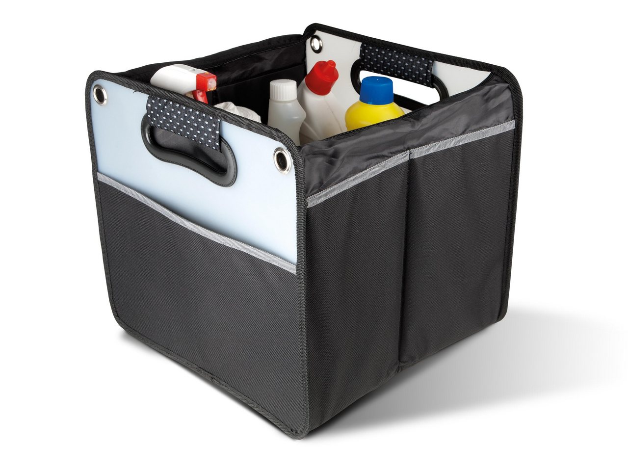 CAR BOOT ORGANISER WITH FLAP