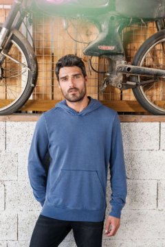 FRENCH TERRY HOODED SWEATSHIRT