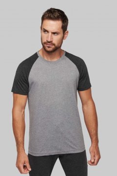 ADULT TRIBLEND TWO-TONE SPORTS SHORT-SLEEVED T-SHIRT