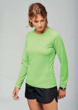 LADIES' LONG-SLEEVED SPORTS T-SHIRT