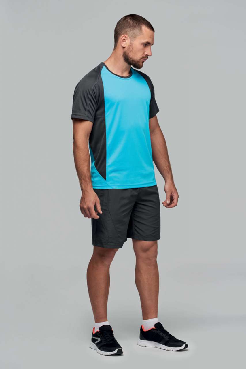 UNISEX TWO-TONE SHORT-SLEEVED T-SHIRT