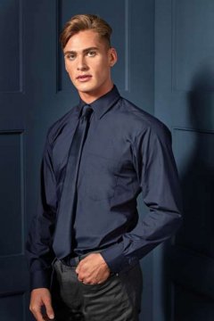 MEN'S LONG SLEEVE POPLIN SHIRT